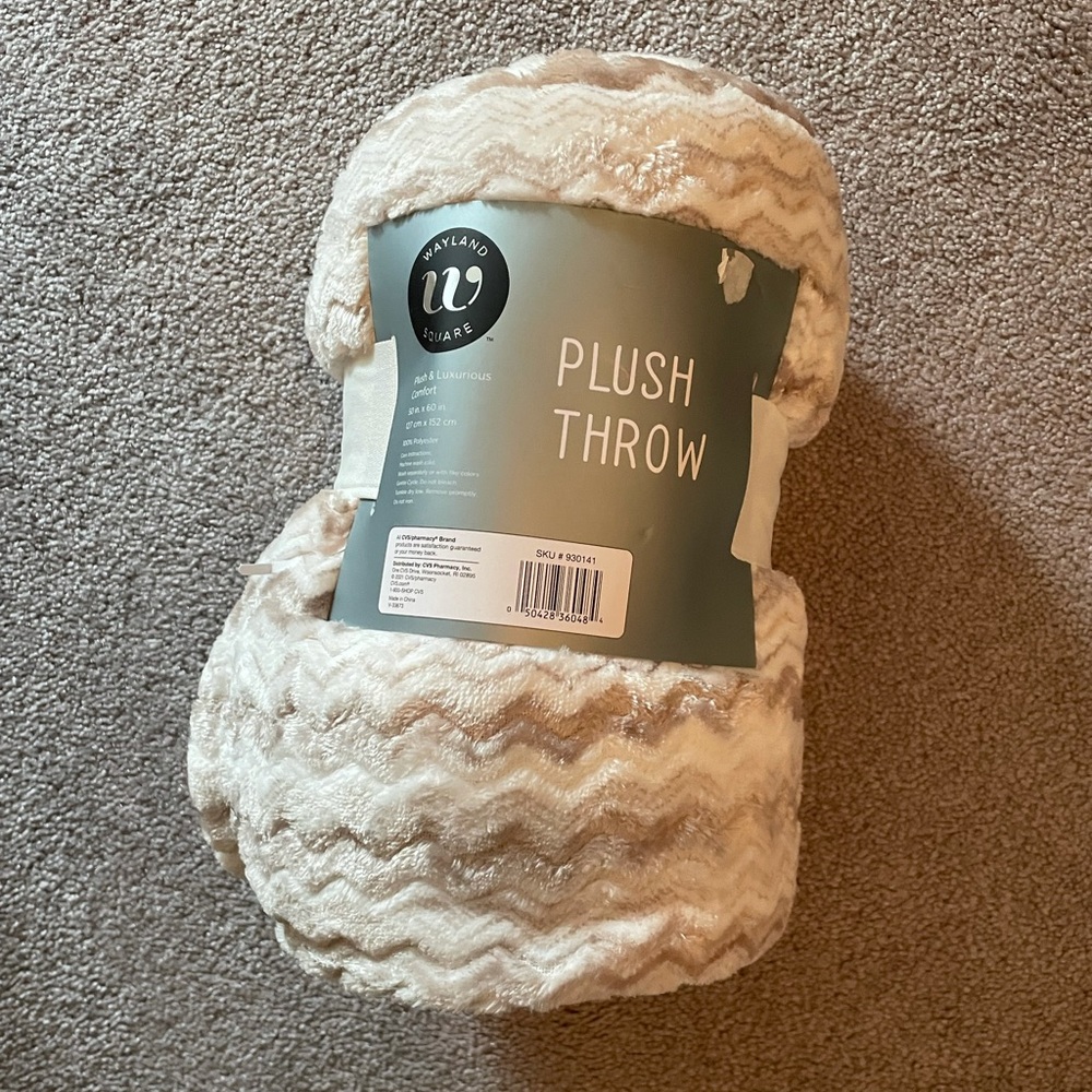 NEW Never Used Throw Blanket